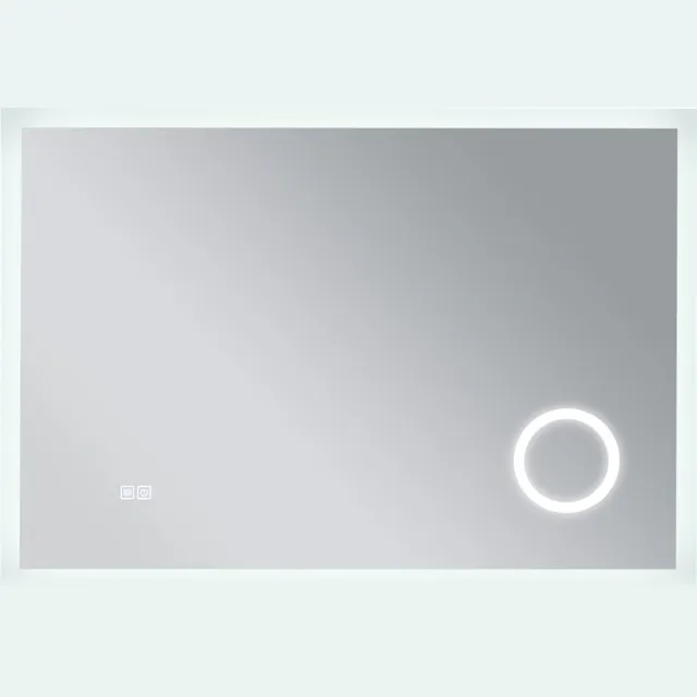 pro.tec [pro.tec] Spiegel Scafa met LED verlichting 70x100x3 cm wit