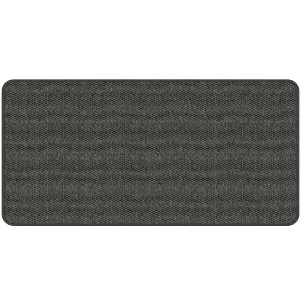 vidaXL Tapijtloper 50x100 cm sisal-look antracietkleurig Anthraciet