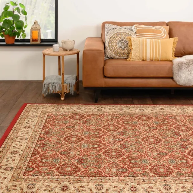 Tapeso Perzisch tapijt - Mirage Royal rood/beige 200x290
