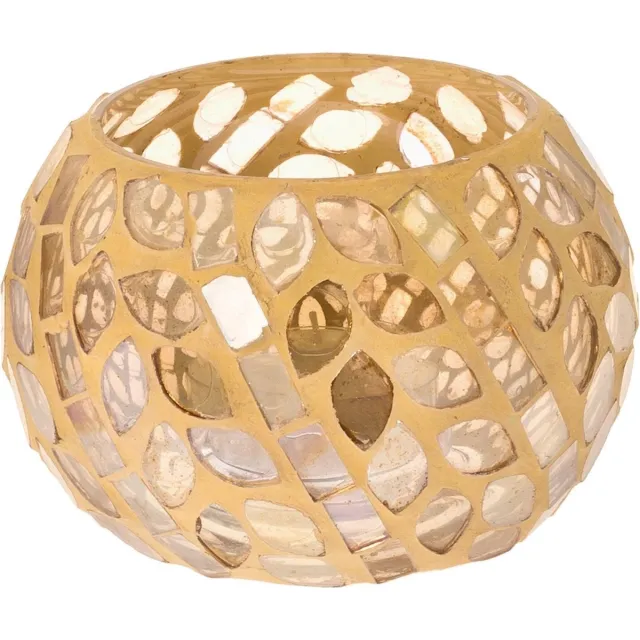 Riverdale Sfeerlicht Mel oker 7cm - Geel