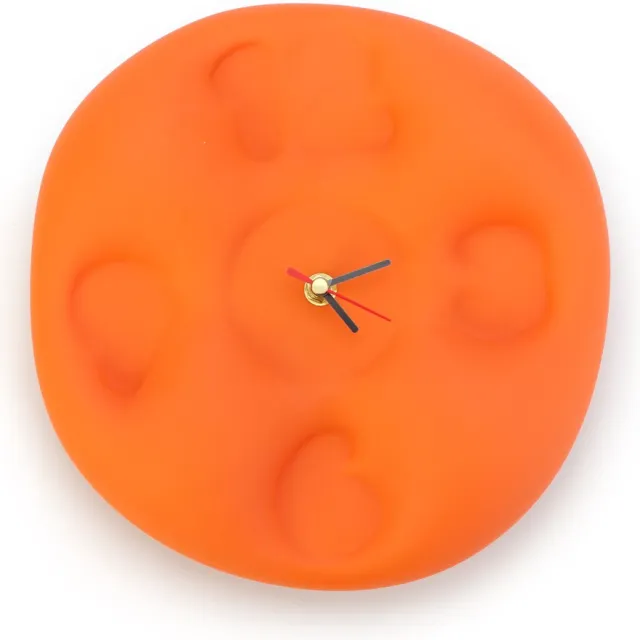 Ikonic Design Klok - Bubble Clock Oranje - Teun Zwets