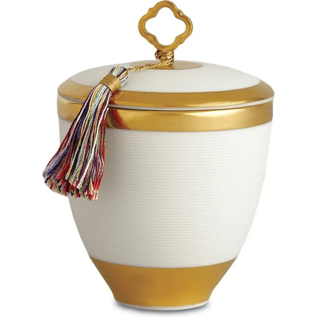 L'OBJET key candle white wit