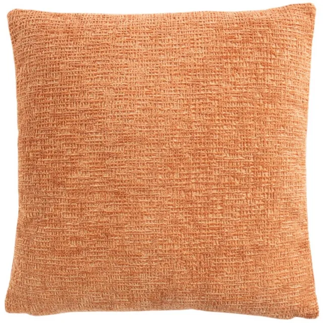 Linen & More Baroness - bouclé sierkussen roze/oranje - 45 x 45 cm