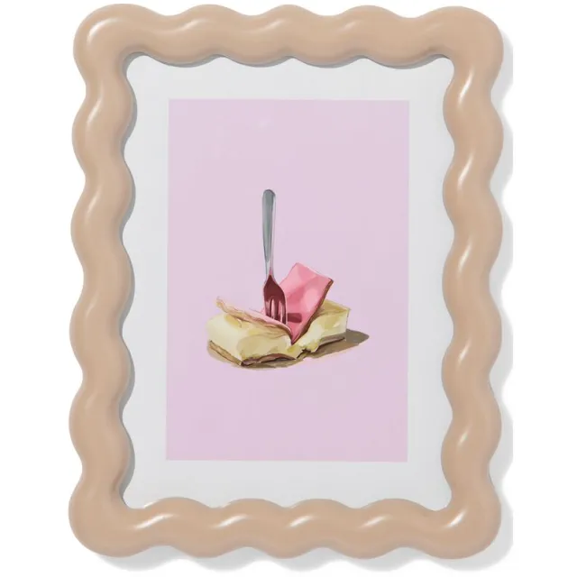 HEMA Fotolijst 15x20cm hout golf (taupe)