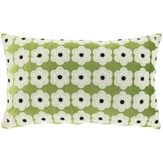 Unique Living Sierkussen Mona - Nile Green - 30x50cm Groen
