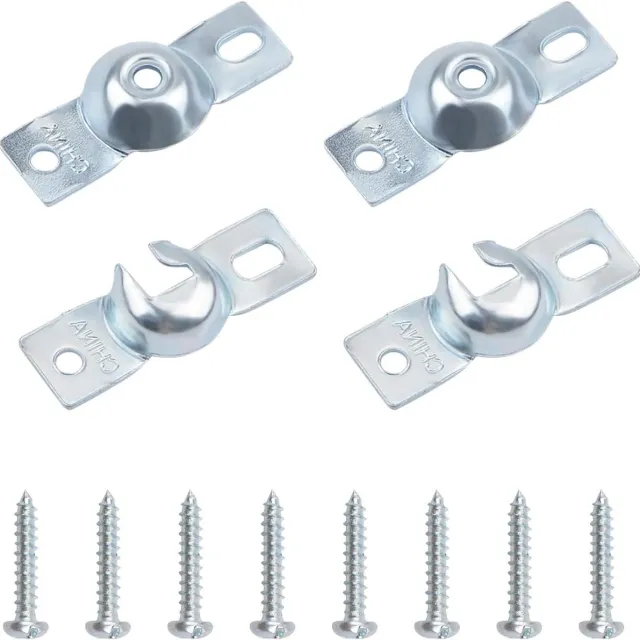 Provento Metalen Rolgordijn Beugels Set voor Binnenmontage - Inclusief Schroeven - Rolgordijn Reparatieset Any