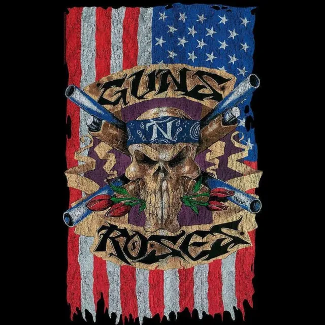 Rock Off Guns N' Roses - Flag Textiel Poster - Multicolours