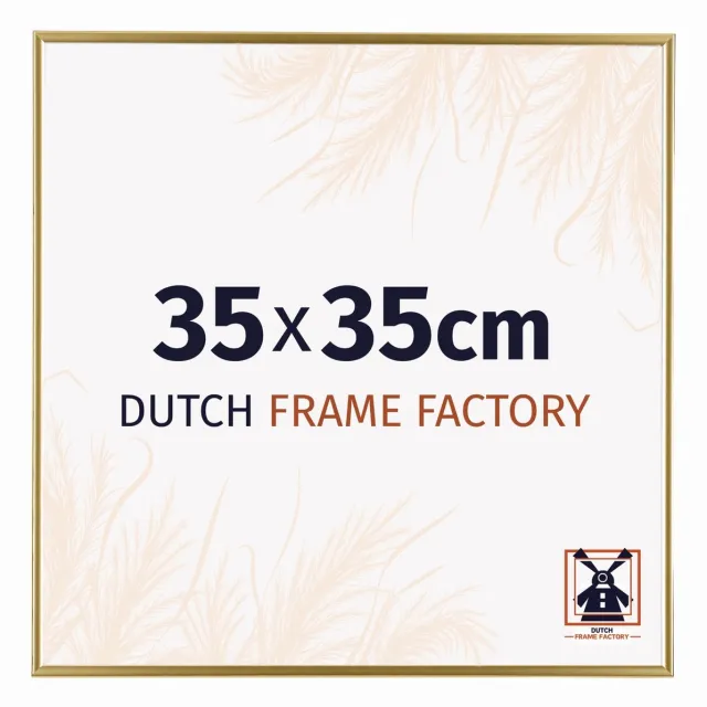Dutch Frame Factory Fotolijst 35x35 cm - Kunststof - Goud - Easy
