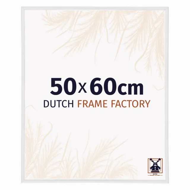 Dutch Frame Factory Fotolijst 50x60 cm - Kunststof - Wit Hoogglans - Angers