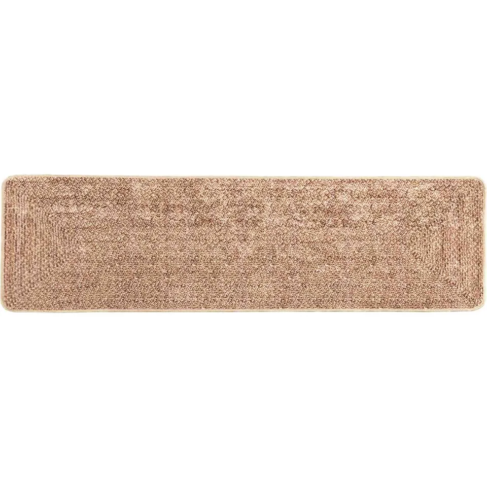 vidaXL Vloerkleedloper MARSA Bruin 50 x 200 cm Polyester en PVC
