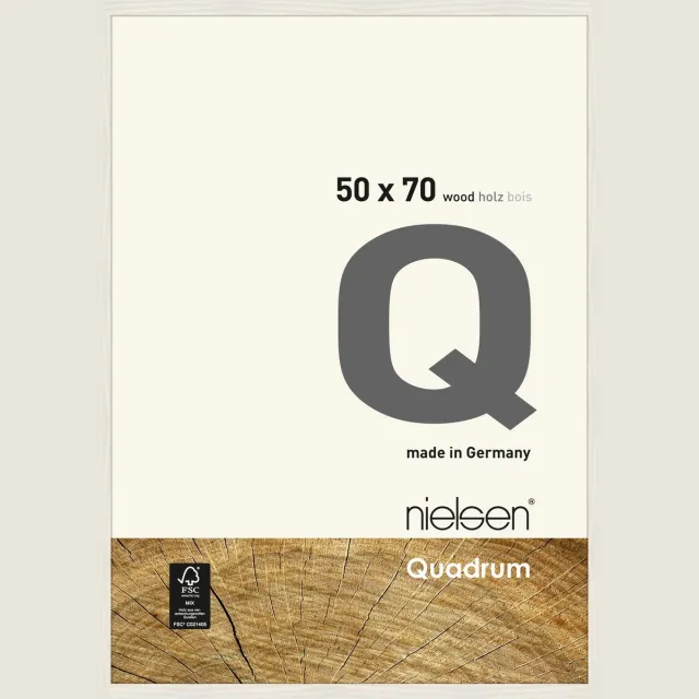 Nielsen Quadrum Houten Wissellijst White 50x70cm Wit