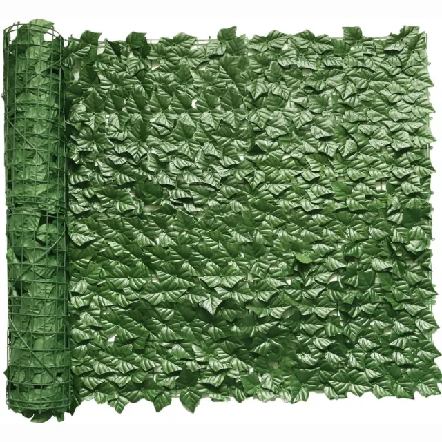 Unyqoos Levensechte kunstklimop als inkijkbescherming en decoratie voor tuin en balkon groen