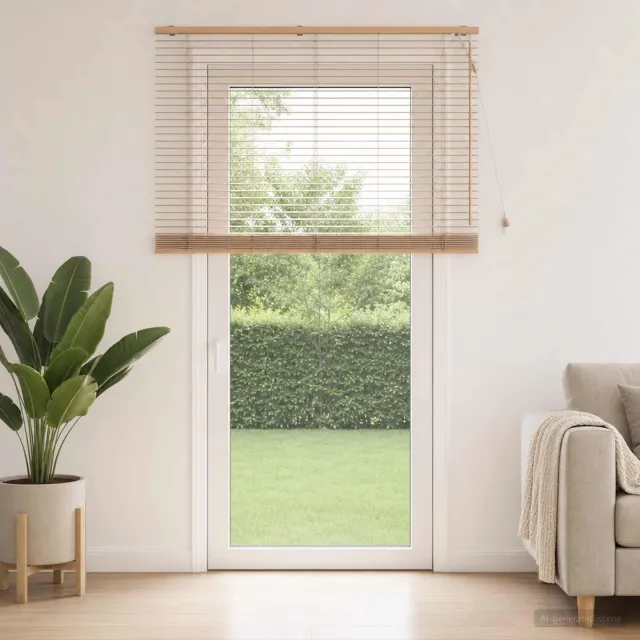 vidaXL Venetiaanse jaloezie Eiken Look 150 x 250 cm 35 mm Bruin