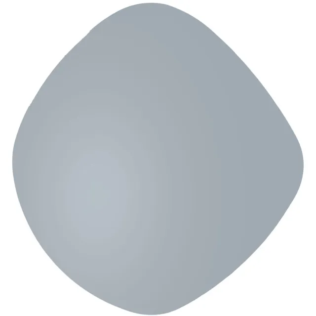 Present Time Spiegel Organic Round - Grijs - 40x40 cm - Modern
