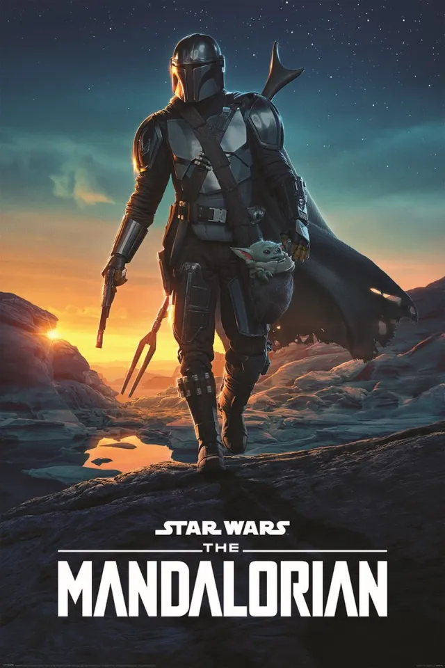 Star Wars The Mandalorian Nightfall - Maxi Poster multicolor