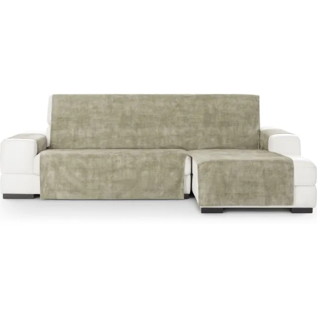 Unyqoos Universele en veelzijdige chaiselongue hoes voor een stijlvol interieur beige