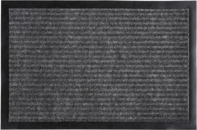 5Five® 5Five Deurmat - donkergrijs - droogloopmat - 60 x 40 cm - Inloopmatten voor binnen