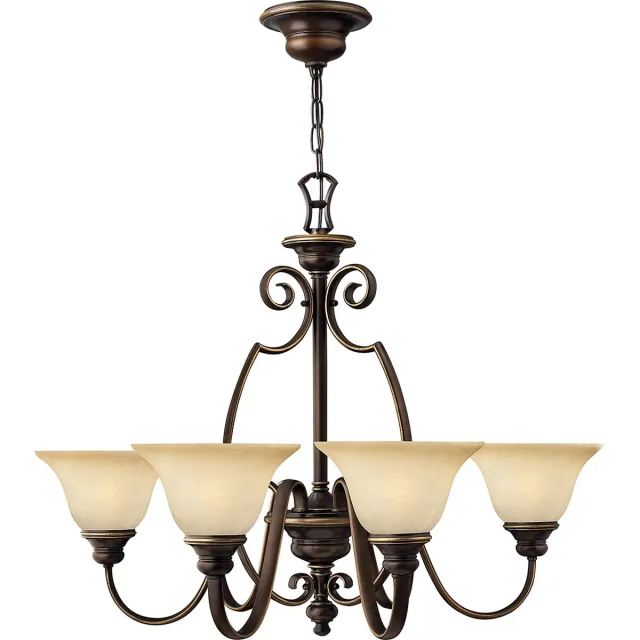 Steady Lighting Moderne Kroonluchter - Steady Lighting - Metaal - Modern - E27 - L: 66cm - Voor Binnen - Woonkamer - Eetkamer - Blauw