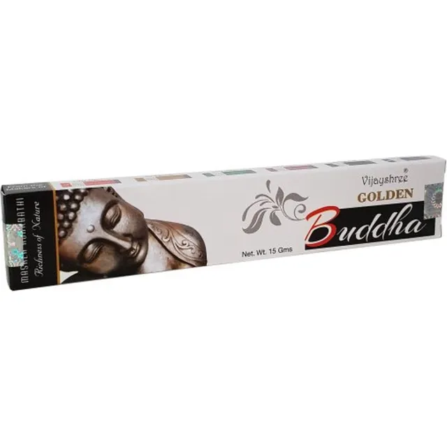 mountain-giftshop Golden Buddha wierook - vijayshree ( los pakje a 15 gram ) bruin