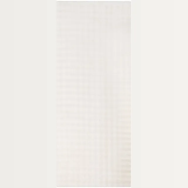 vidaXL Binnen - kleed - SIROLO - Crèmekleurig - 80 - x - 200 - cm - Polyester