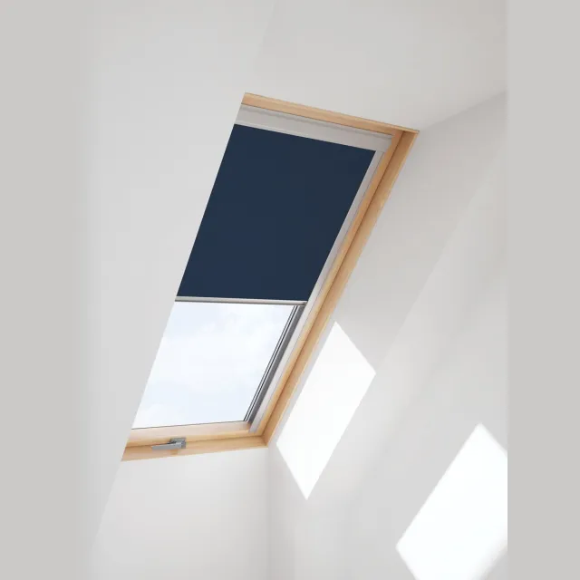 Contrio verduisterende rolgordijn voor Velux ® dakraam - GGL - MK10 Blauw (78x160)