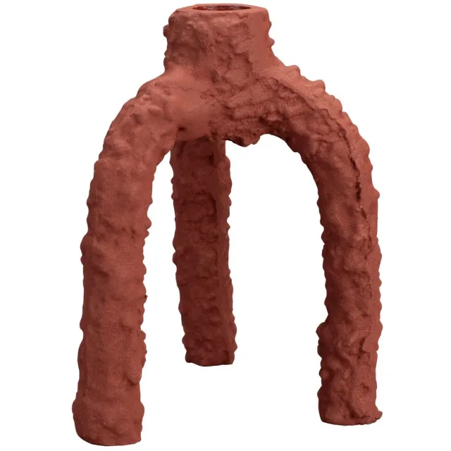 Dutchbone Cruz Kandelaar L Terracotta Rood