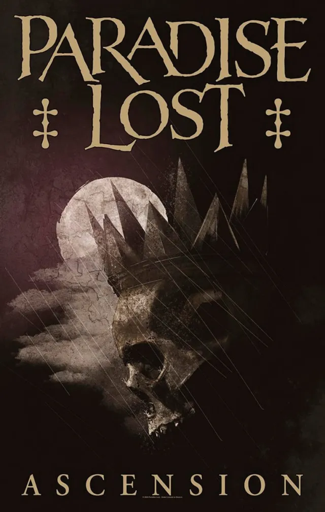 Rock Off Paradise Lost - Ascension Textiel Poster - Zwart