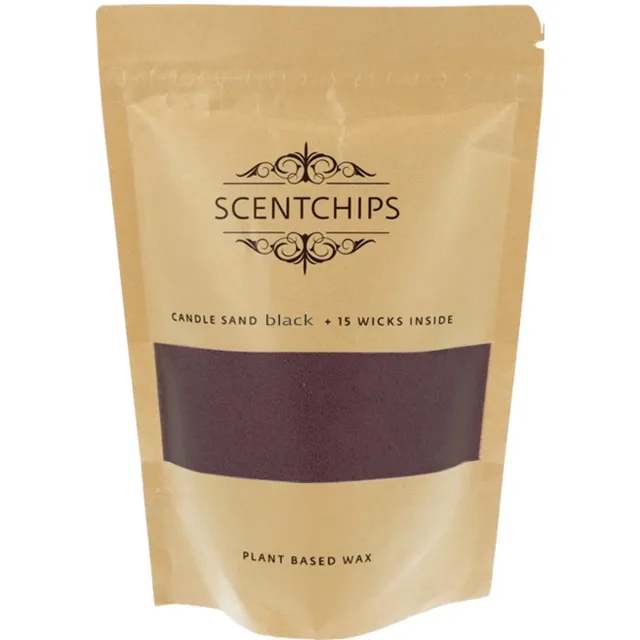 Scentchips Kaarsenzand 250 grams Zwart