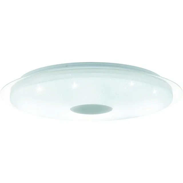 EGLO Lanciano Plafondlamp - LED - Ø 66 cm - Wit/Zilver - Dimbaar