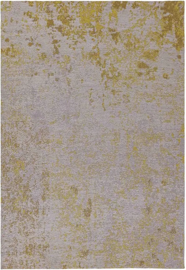 Eazy Living Easy Living - Easy Living Dara Ochre Vloerkleed - 160x230 - Rechthoek - Buiten,Laagpolig Tapijt - Industrieel - Beige, Geel, Grijs