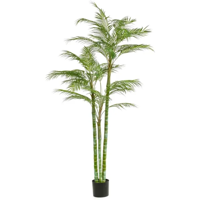 Emerald Kunstplant Areca Palm 195cm - Kunstplant voor binnen Groen