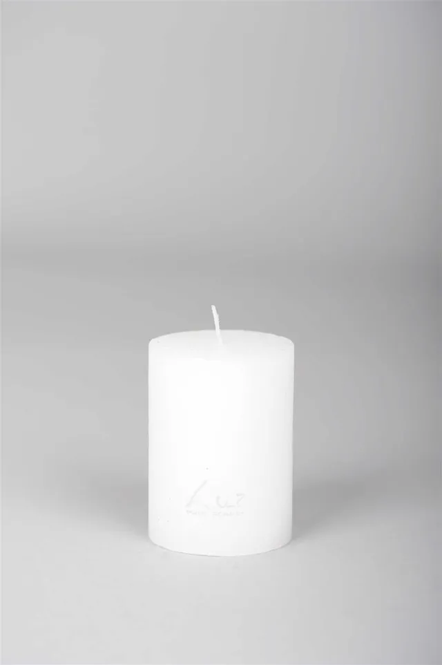 LUZ Rasteli Luz Your Senses Stomp Kaars Wit D 6 cm H 8 cm Voordeelaanbod Per 2 Stuks