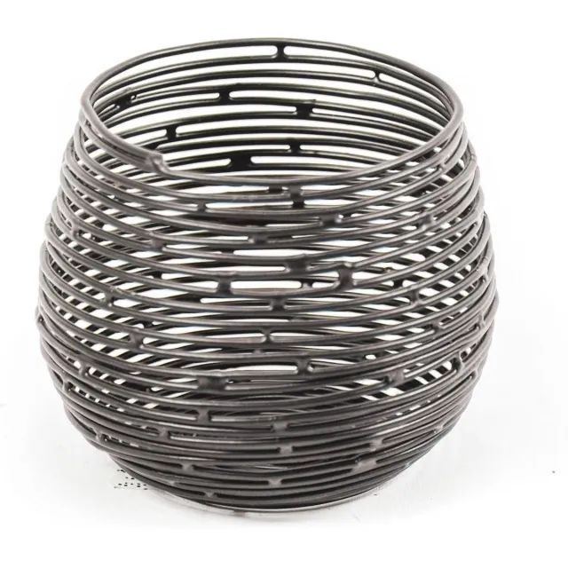 Housevitamin Kaarsenhouder klein zwart – Aluminium kaarsenhouder – 9x9x8.5cm
