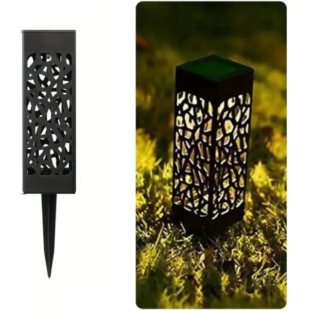 Nivard Tuinverlichting - Tuinlampen - Buitenverlichting - Tuin Verlichting - Led Lamp - Licht - Op Zonneenergie - LED - Warm Licht - 6 stuks