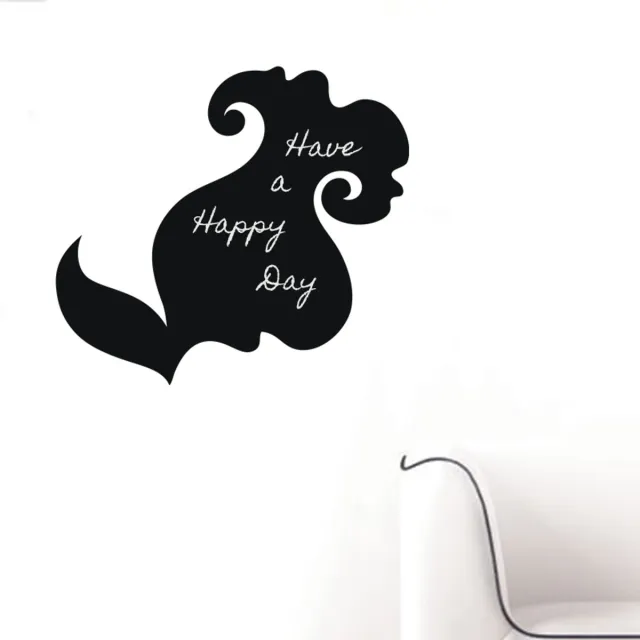 Ambiance Sticker Schoolbordsticker - uitwisbare zelfklevende muurstickers - BLOEMENMOTIE - 40x45cm Multi color