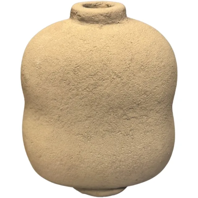 STILL Platte organische vaas - Butter - 18x15 cm
