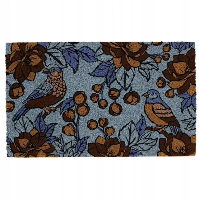 Esschert Design Kokosmat Bloemen & Vogels 75x45 cm - Natuurlijke entree