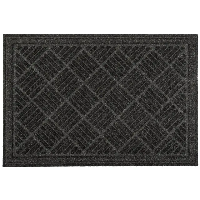 MULTY HOME EUROPE Antislip Deurmat 43x63cm - Robuuste Rubberen Mat voor Buitengebruik Grijs