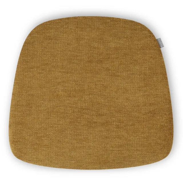 Nolon Fem Stoelkussen Mosgroen - Voor Binnen - Zitkussen Eetkamer - Trapezium Vorm - met Antislip