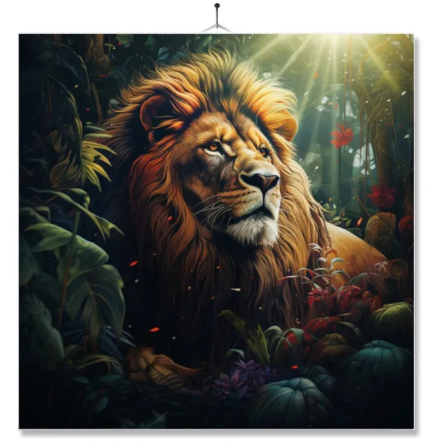 MC Living Tegel Met Opdruk | Geschenk | Dieren | Leeuw Ontwerp 3