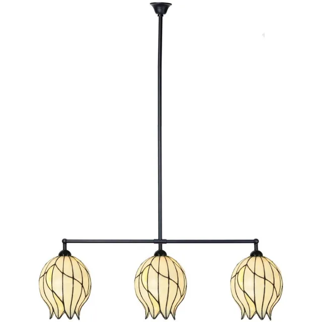 Coloured by Art Tiffany T-lamp 3 lichts Nature Open - Art Deco Trade Zachtgeel