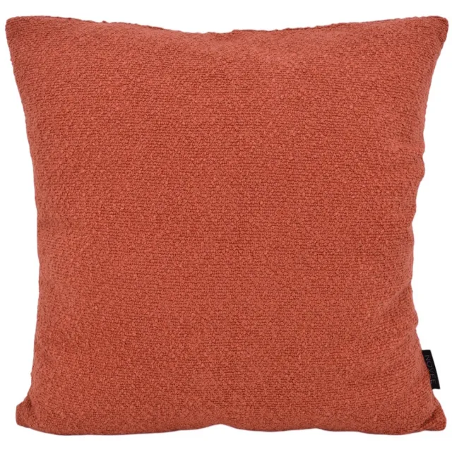 NOVÉE Bouclé Terracotta Kussenhoes | 45 x 45 cm | Polyester