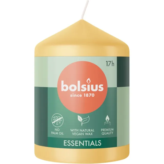 Bolsius Stompkaars - Essentials - 80/58 - 1 Stuk - Oat Beige