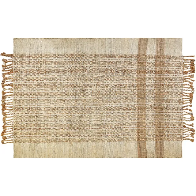 Beliani ORTAOBA - Modern vloerkleed - Lichtbeige - 160 x 230 cm - Jute