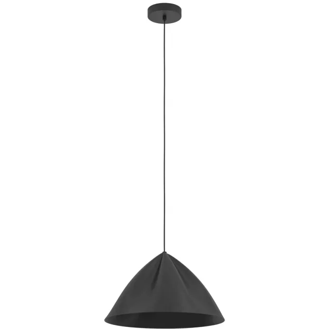 EGLO Podere Hanglamp - E27 - Ø 42,5 cm - Zwart - Staal Zwart;