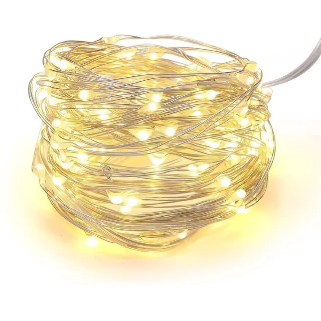 deuba LED Draadverlichting - 200 LED's - 10 strengen - 2 meter - Kerst Decoratie
