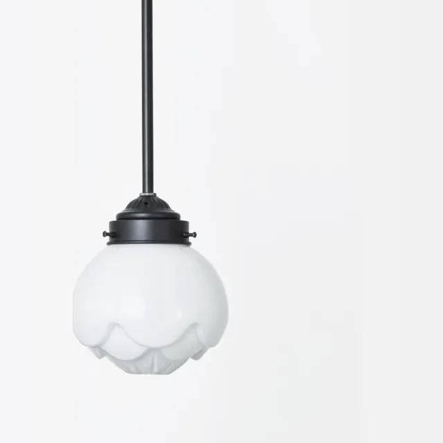 Coloured by Art Hanglamp Paeonia Moonlight - Art Deco Trade Zwart