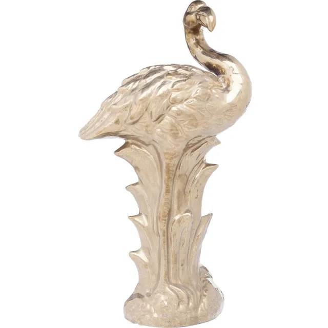 Kare Design Kare Decofiguur Flamingo Front Gold Goud