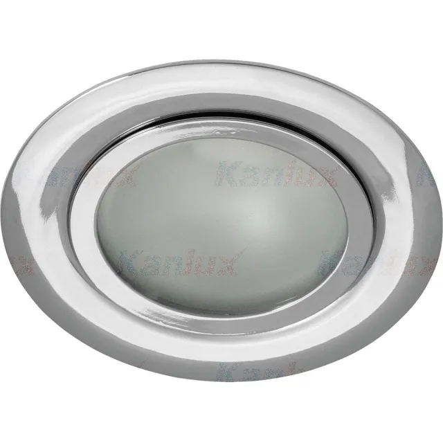 Kanlux S.A. LED inbouwspot keuken/meubel kast chrome - G4 aansluiting chroom