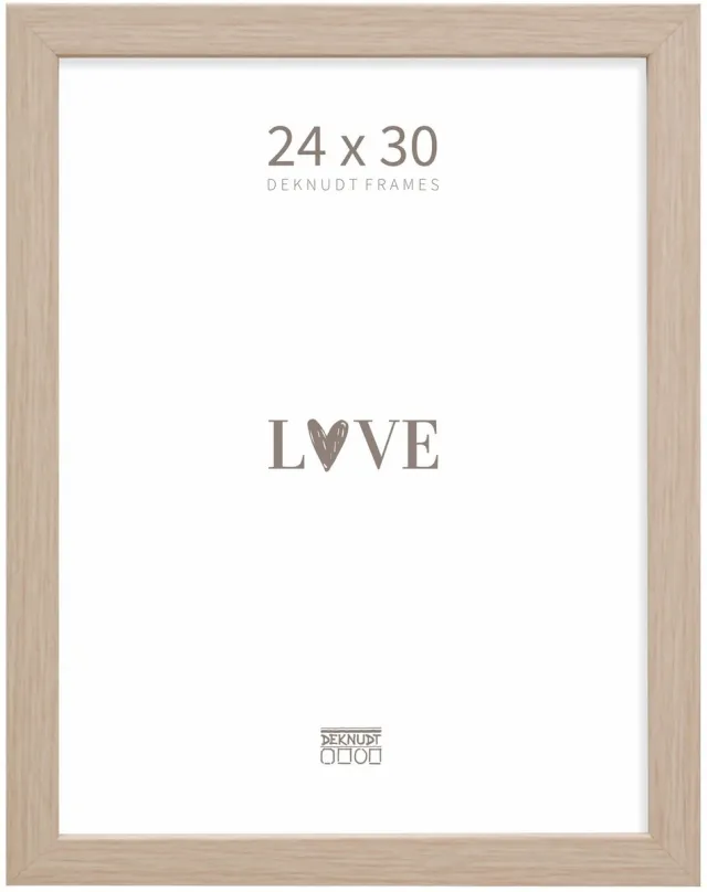 Deknudt Frames fotolijst S45RJ1 - naturel eikkleur - hout - 24x30 cm